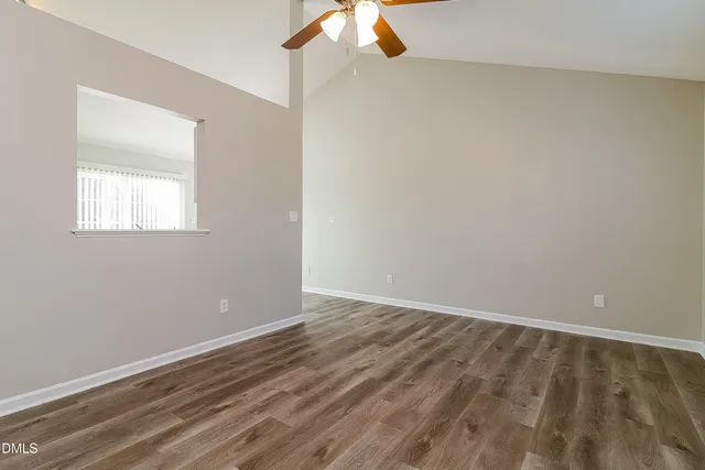 wooden floor in an empty room