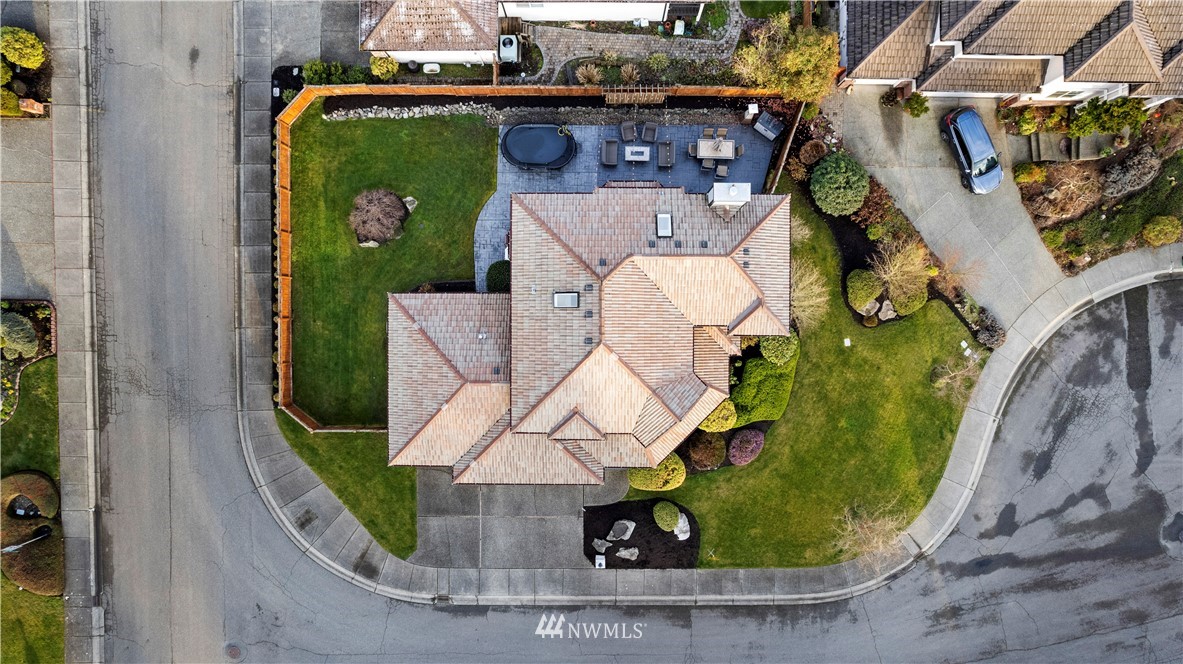 23221 14th Place West Bothell, WA 98021 - Photo 38 of 40 an aerial view of a house with a swimming pool