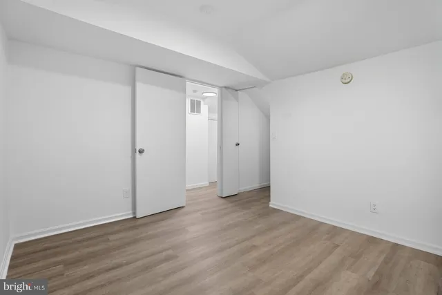 a view of an empty room