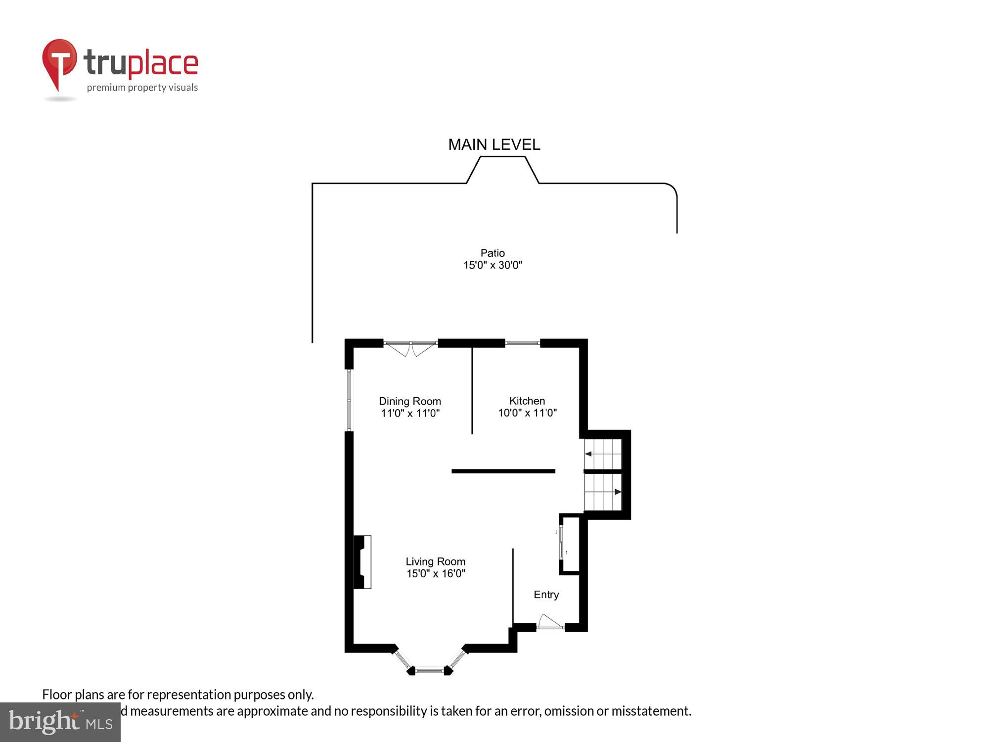 5406 Nutting Drive Springfield, VA 22151 - Photo 44 of 48 Main Level (Labels & Measurements)