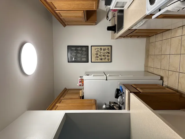 a view of storage and utility room