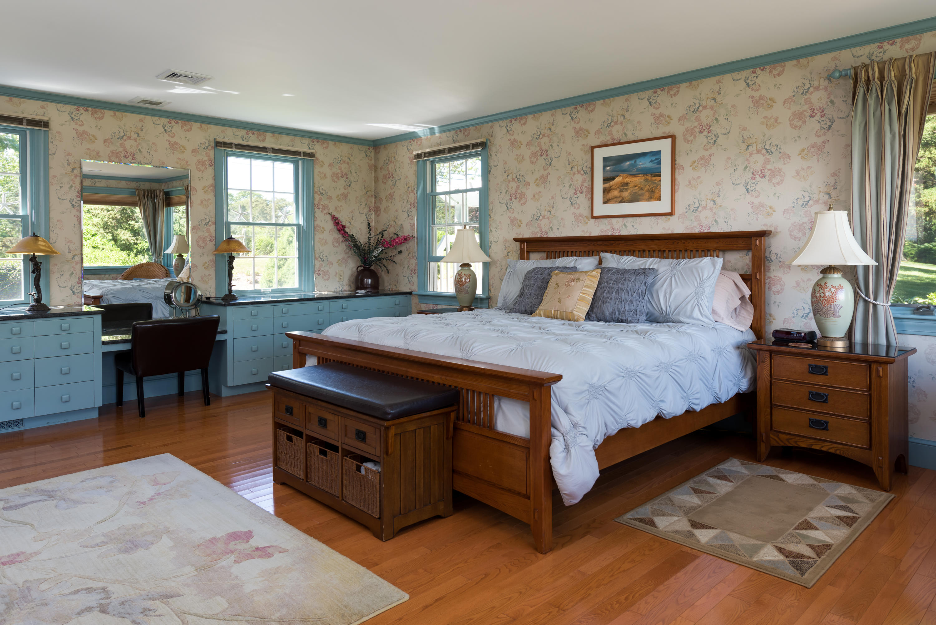 71 Briar Spring Road Orleans, MA 02653 - Photo 34 of 45 a bedroom with a bed and a table chair