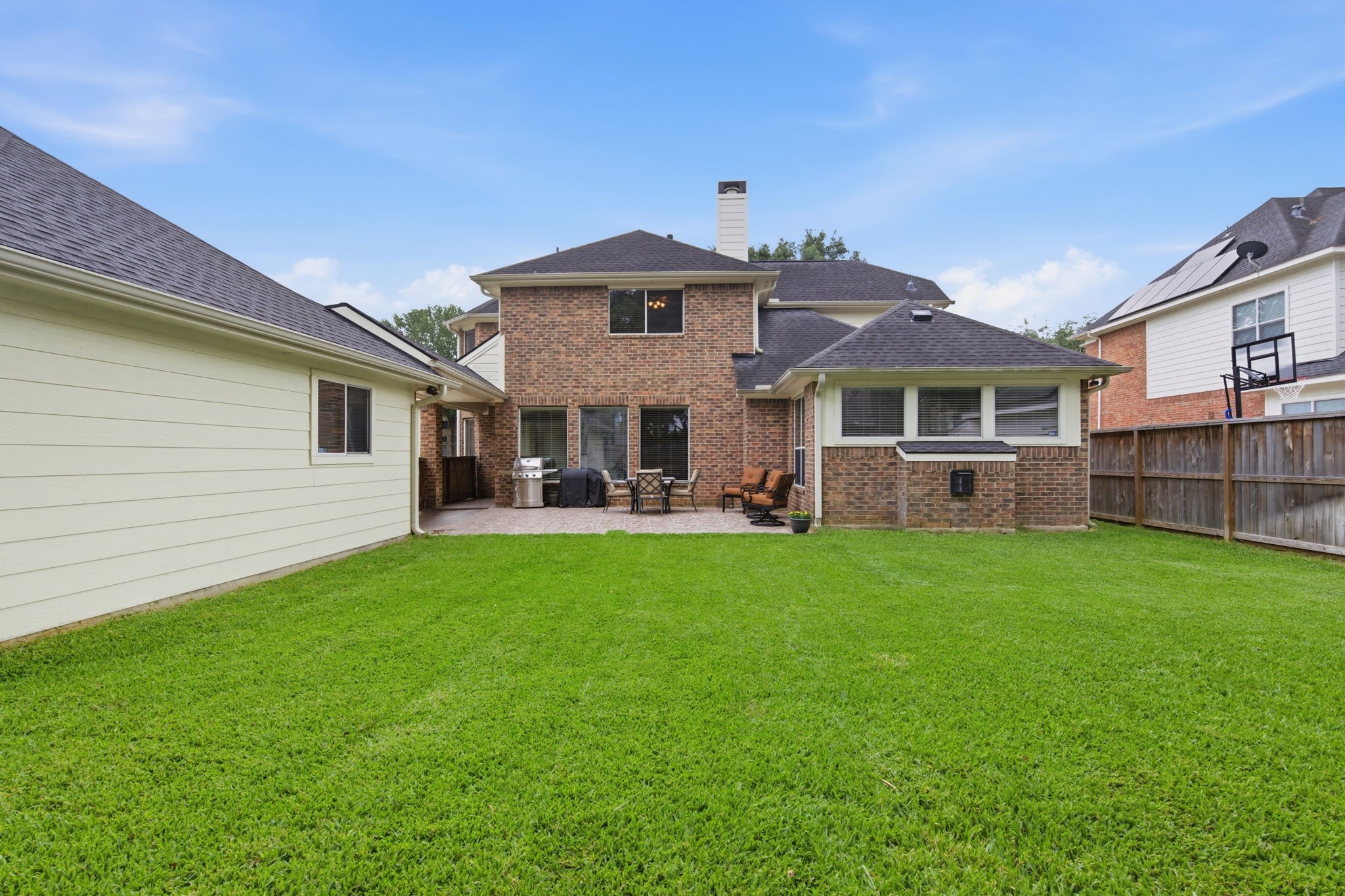 9722 Blue Cruls Way Spring, TX 77379 - Photo 40 of 45 Detached garage. Full sprinkled backyard.