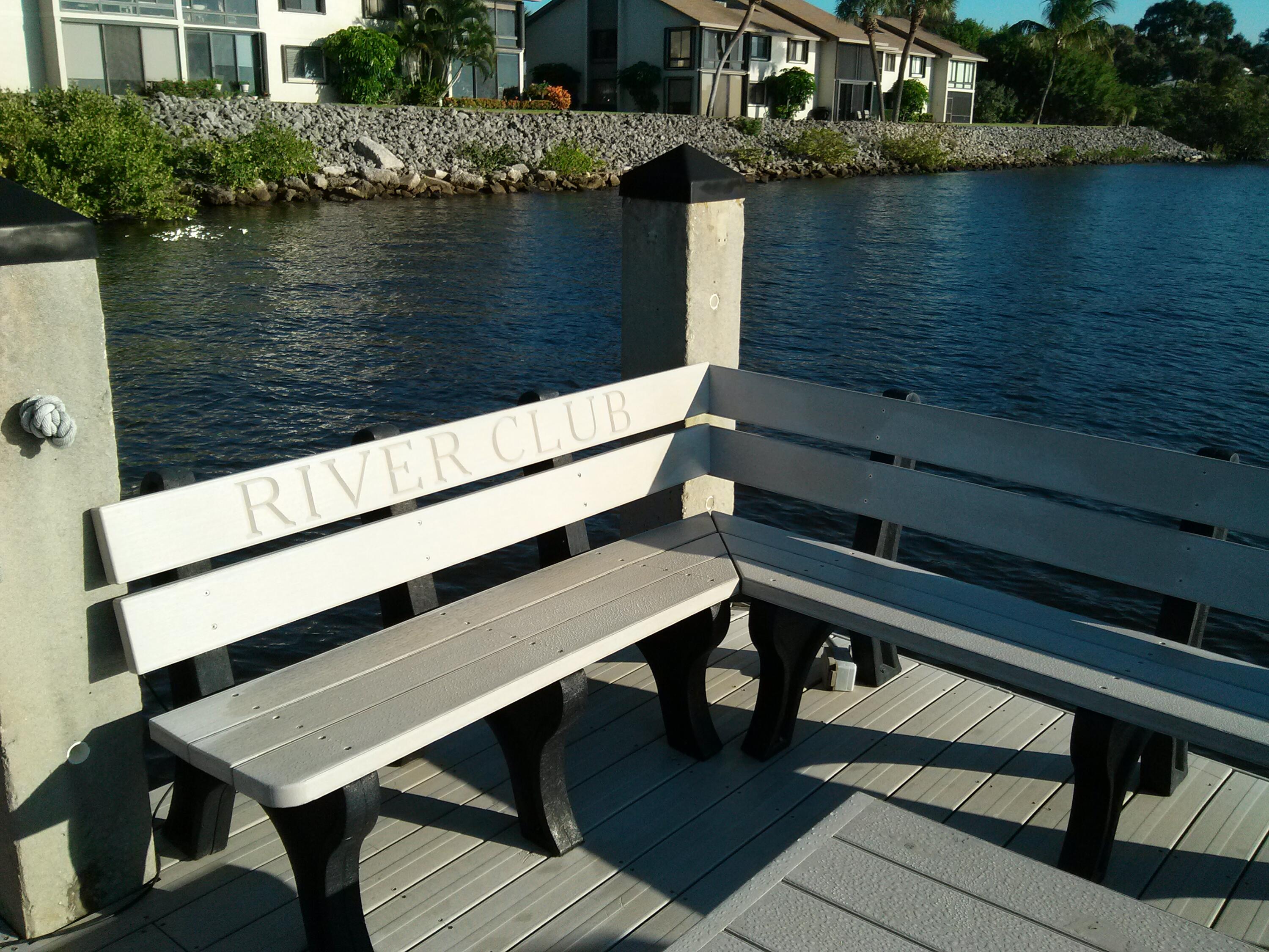 1600 Northeast Dixie Highway, Unit 9206 Jensen Beach, FL 34957 - Photo 3 of 33 River Club Bench at Marina
