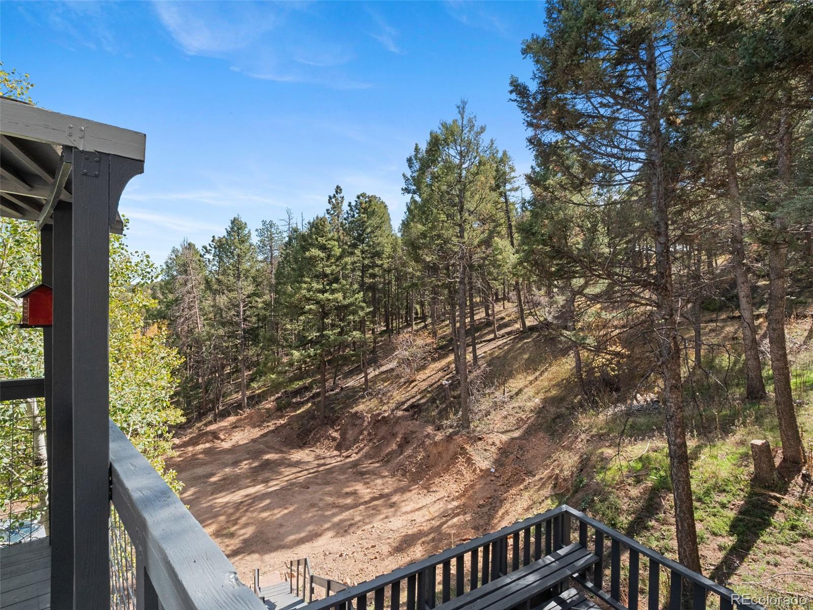 11825 South Little Turtle Lane Conifer, CO 80433 - Photo 33 of 34 a view of balcony with wooden floor and outdoor space