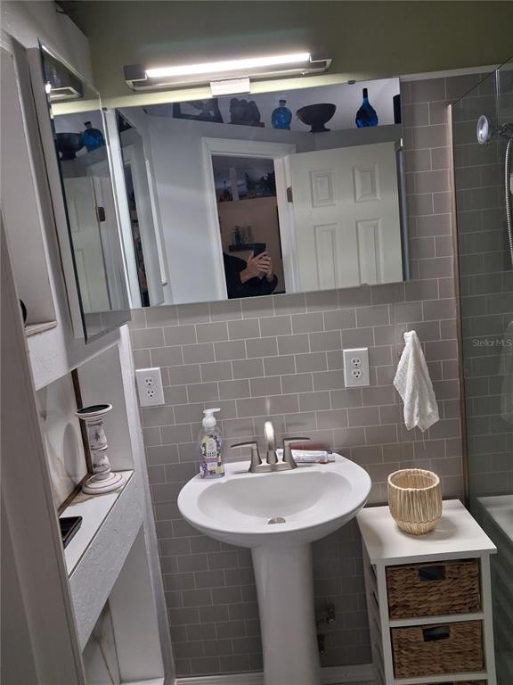 10360 County Road 18 Lake Butler, FL 32054 - Photo 14 of 43 a bathroom with a sink and a mirror