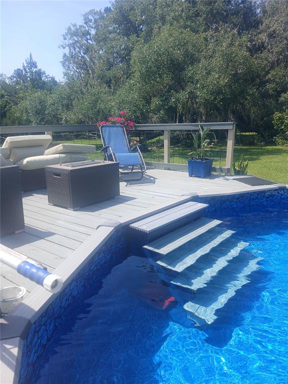 10360 County Road 18 Lake Butler, FL 32054 - Photo 20 of 43 a view of outdoor space with swimming pool and yard