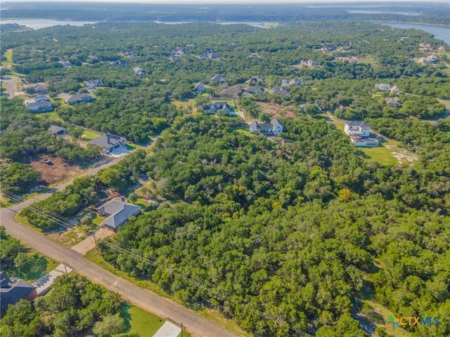 an aerial view of forest