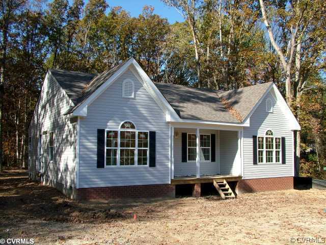 Exterior Front - to be built "large Shannon" plan.
