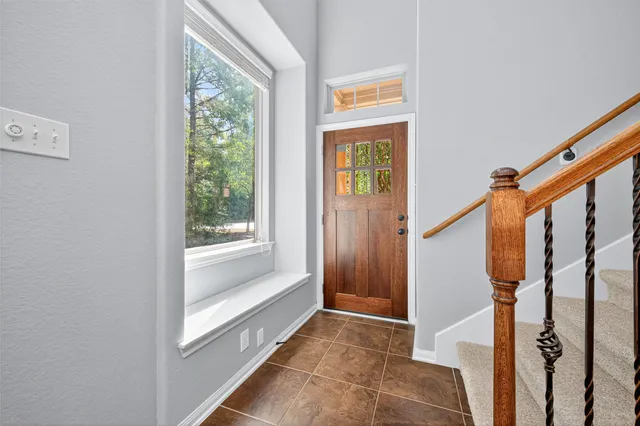 a view of front door