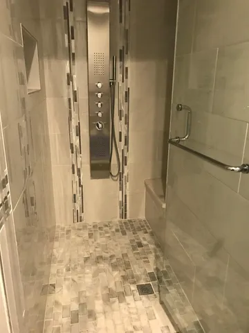 a view of a bathroom