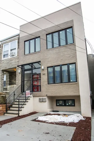 a building with glass windows