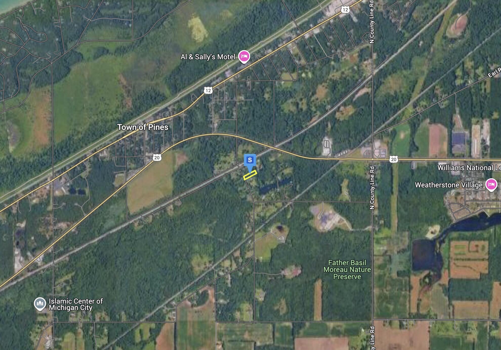 1685 Ardendale Road Michigan City, IN 46360 - Photo 3 of 4 a view of a city and a lake view