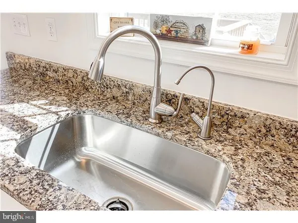 a close view of sink