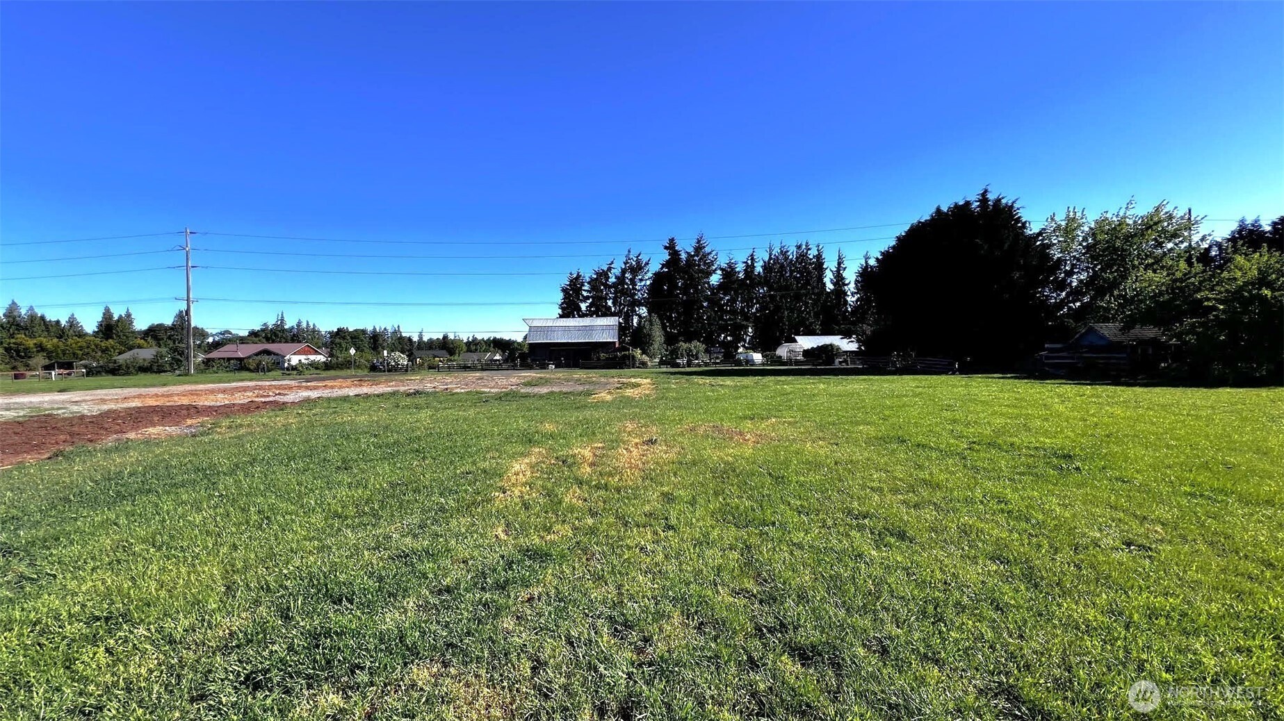 9999 Macleay Road Sequim, WA 98382 - Photo 14 of 16 a view of a field of grass and trees