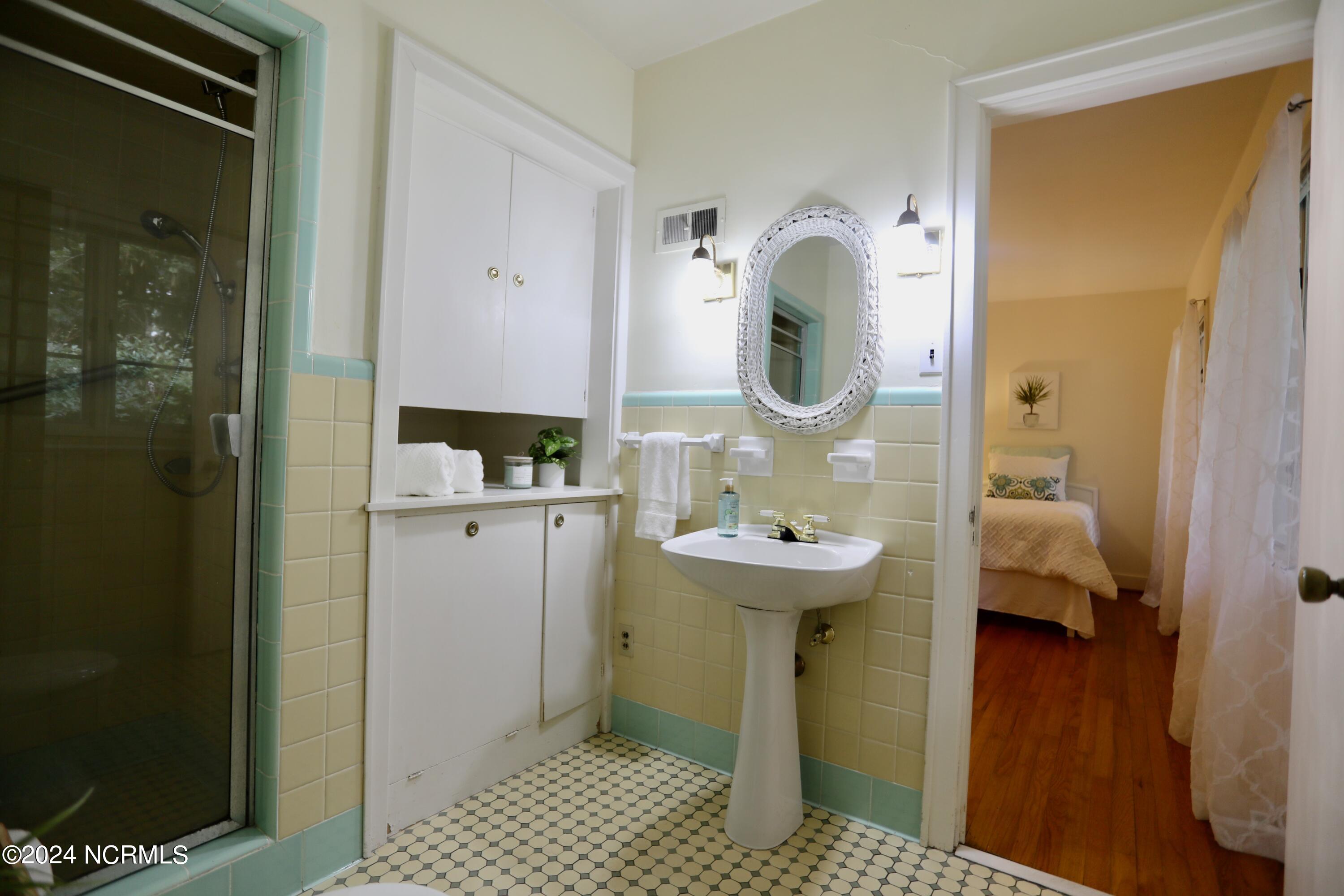 230 Pine Grove Road Southern Pines, NC 28387 - Photo 29 of 62 Guest Bath 2 with Walk in Shower
