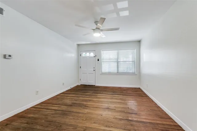 wooden floor in an empty room