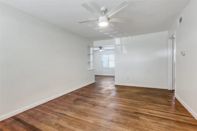 wooden floor in an empty room