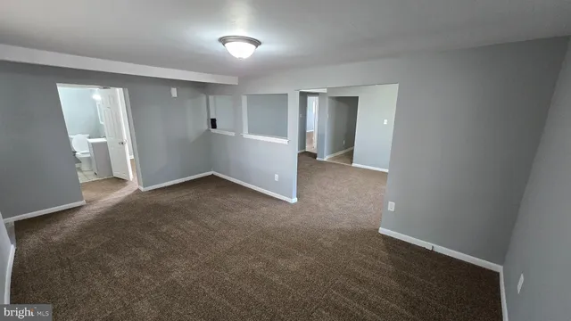a view of empty room