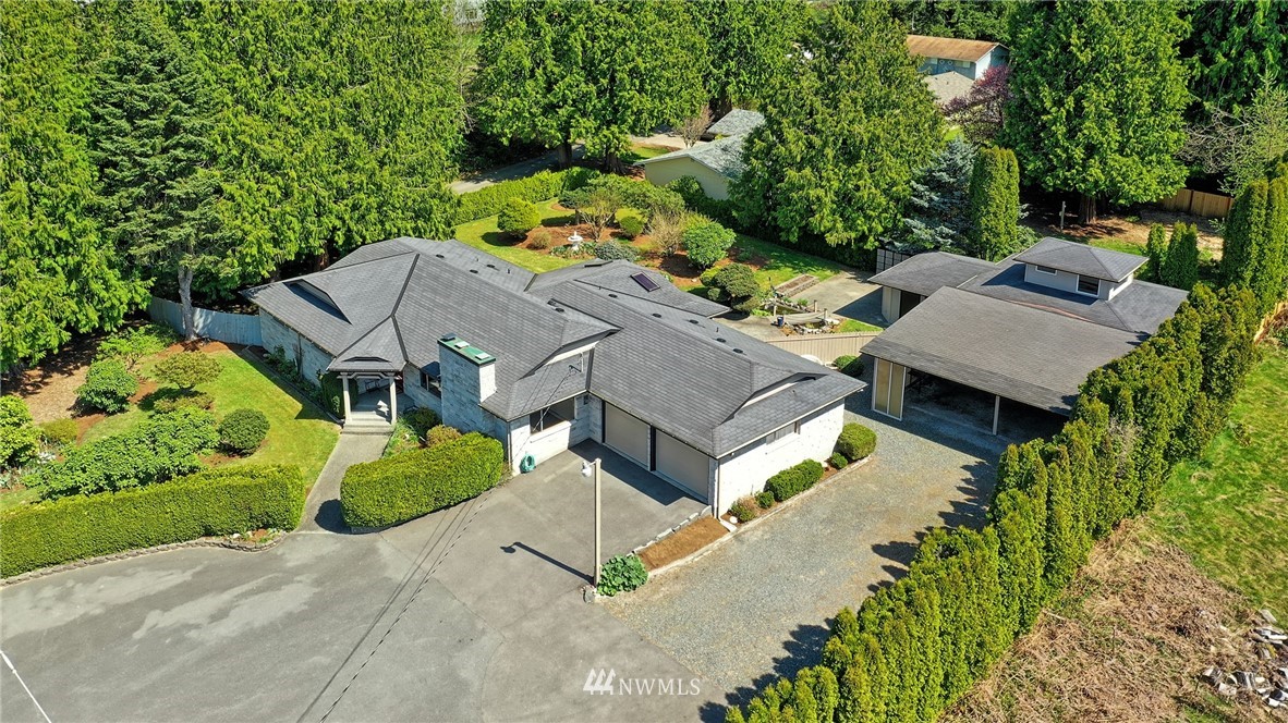 18611 North Road Bothell, WA 98012 - Photo 35 of 38 an aerial view of a house with a garden