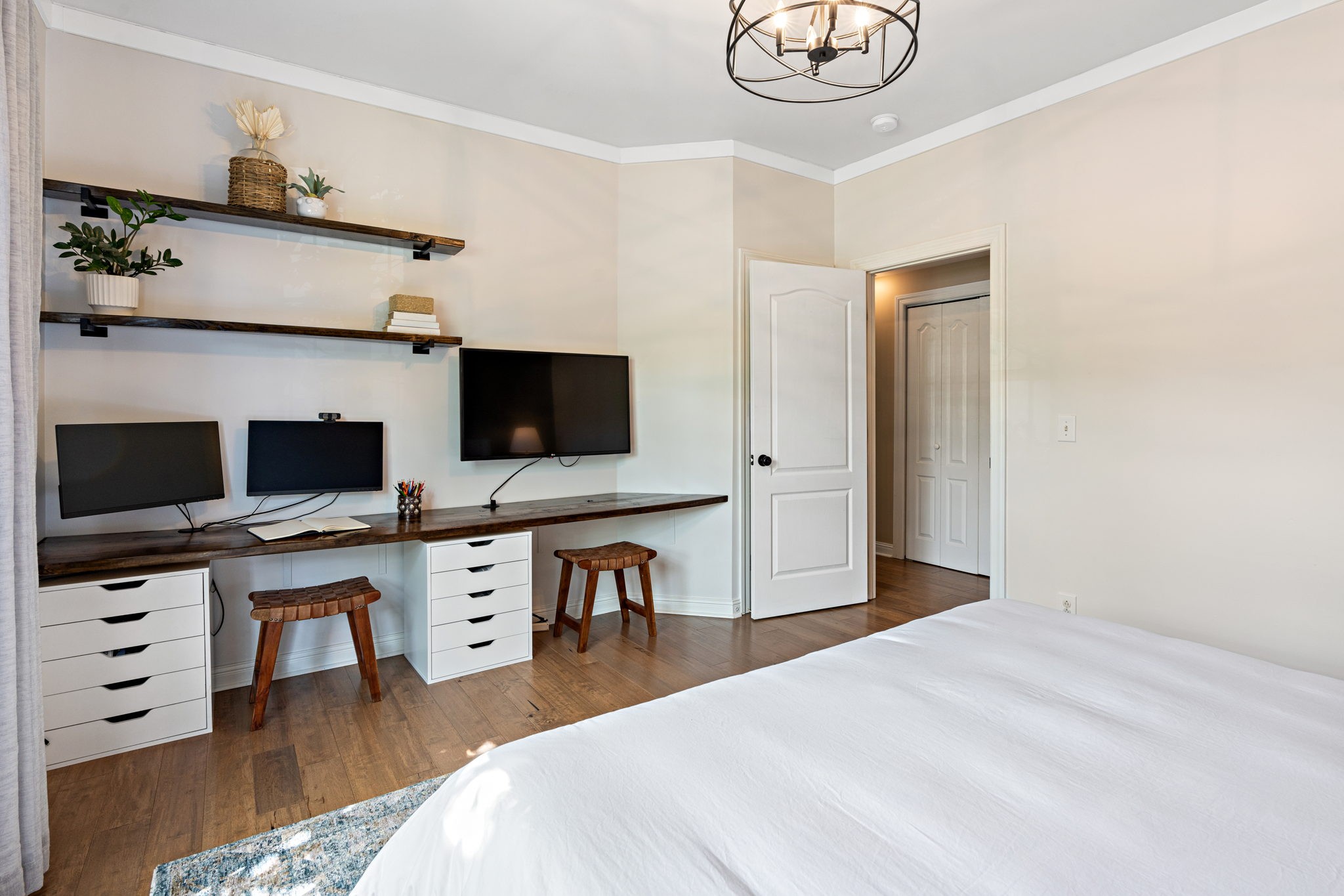 3156 Vera Valley Road Franklin, TN 37064 - Photo 27 of 44 a bedroom with a bed and a flat screen tv