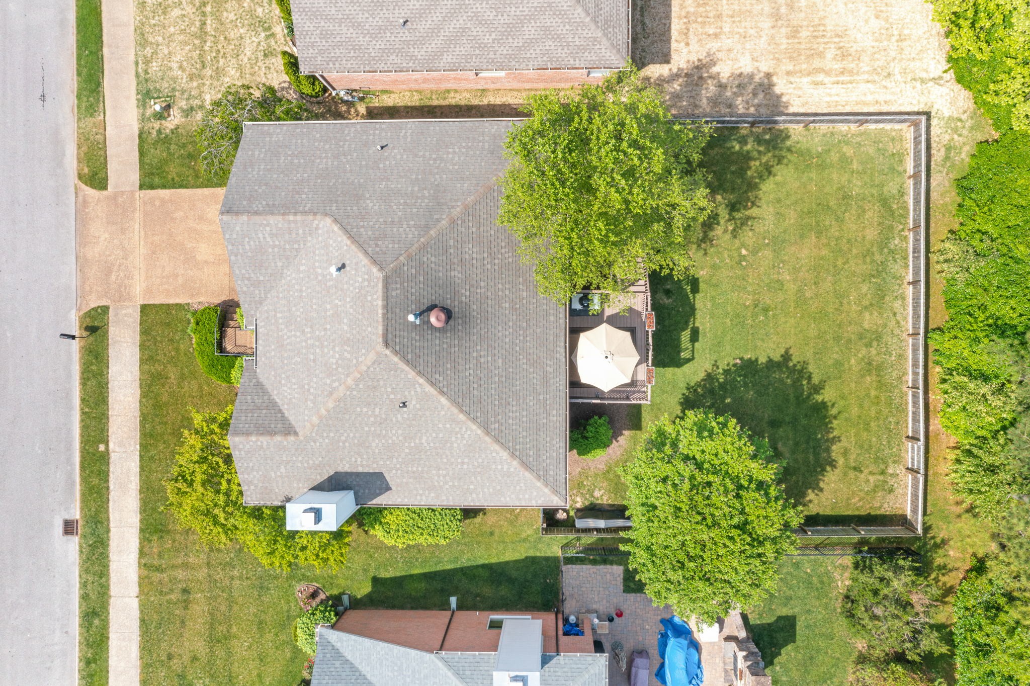 3156 Vera Valley Road Franklin, TN 37064 - Photo 38 of 44 an aerial view of a house with a yard