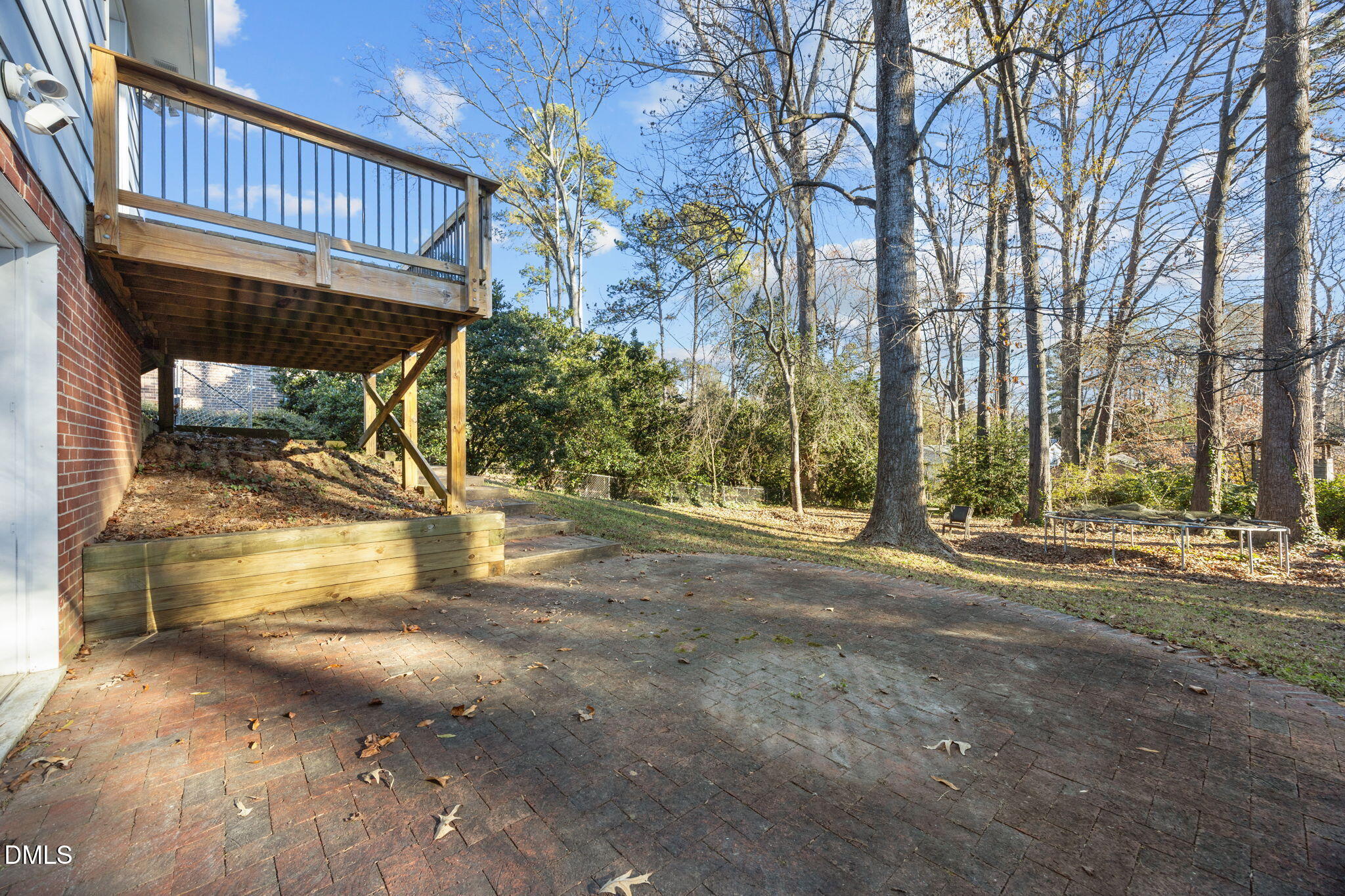 4828 Latimer Road Raleigh, NC 27609 - Photo 35 of 47 a view of a yard with an outdoor space