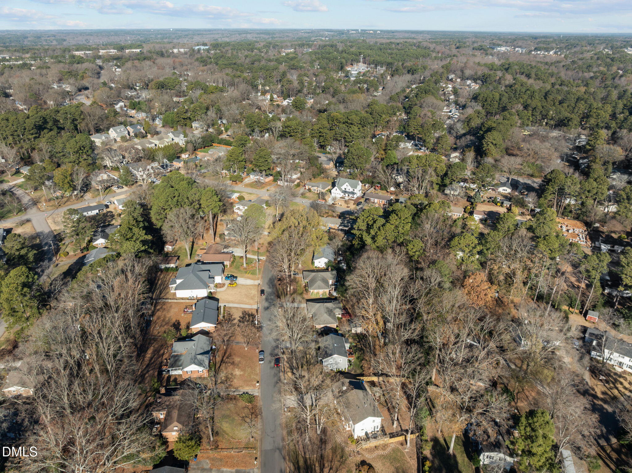 4828 Latimer Road Raleigh, NC 27609 - Photo 43 of 47 an aerial view of multiple house