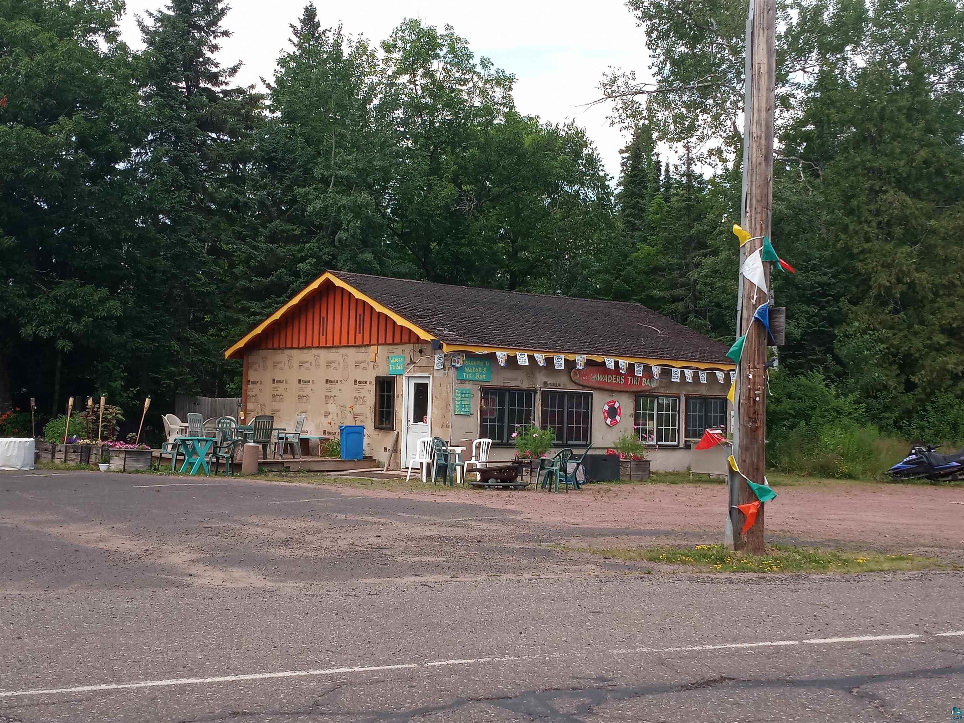 22270 County Highway Cornucopia, WI 54827 - Photo 4 of 4 Tiki bar with outdoor & indoor seating