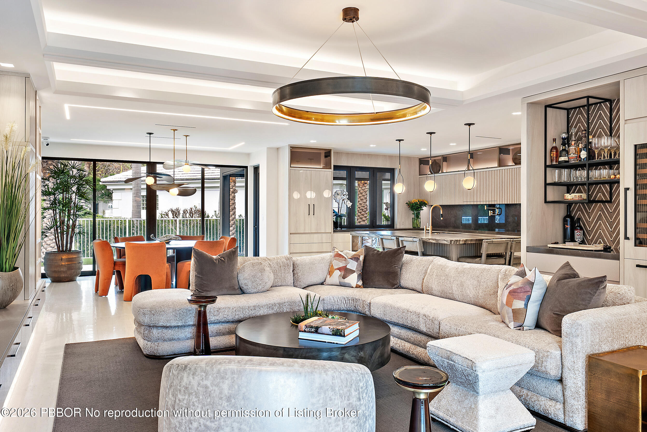 3501 Captains Way, Unit 3501 Jupiter, FL 33477 - Photo 12 of 41 a living room with furniture and a large window