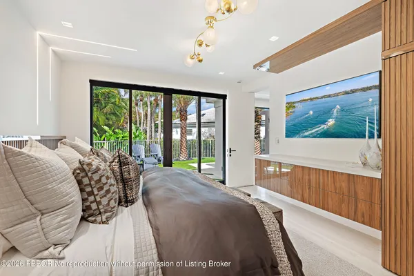 a bed room with a bed and a couch