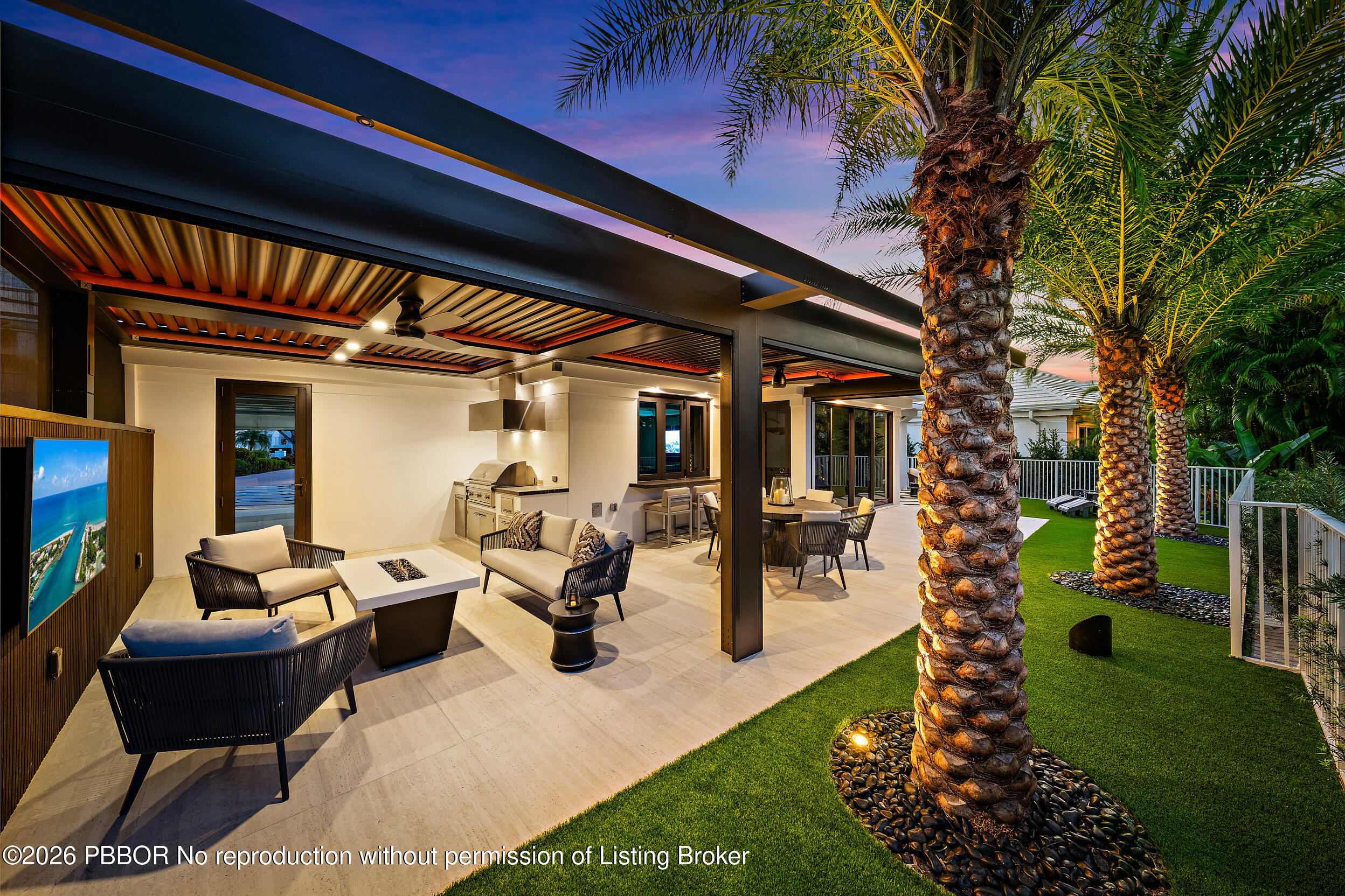 3501 Captains Way, Unit 3501 Jupiter, FL 33477 - Photo 3 of 41 a outdoor living space with furniture and garden