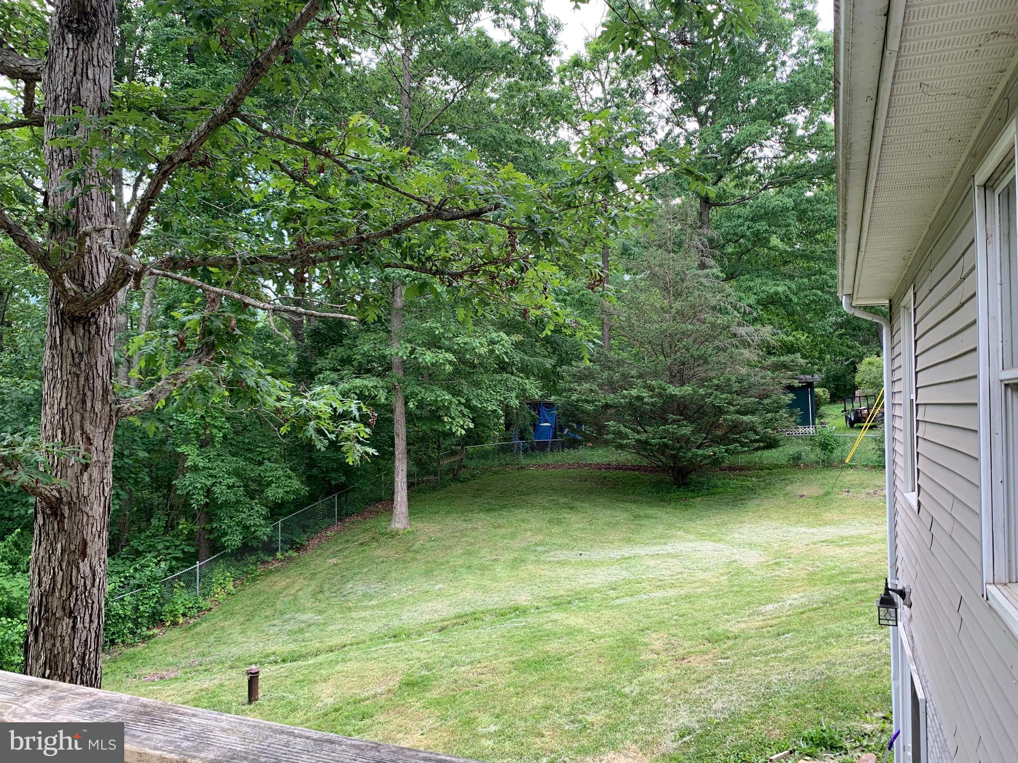 1088 Pine Ridge Drive Front Royal, VA 22630 - Photo 15 of 16 Backyard fully fenced in