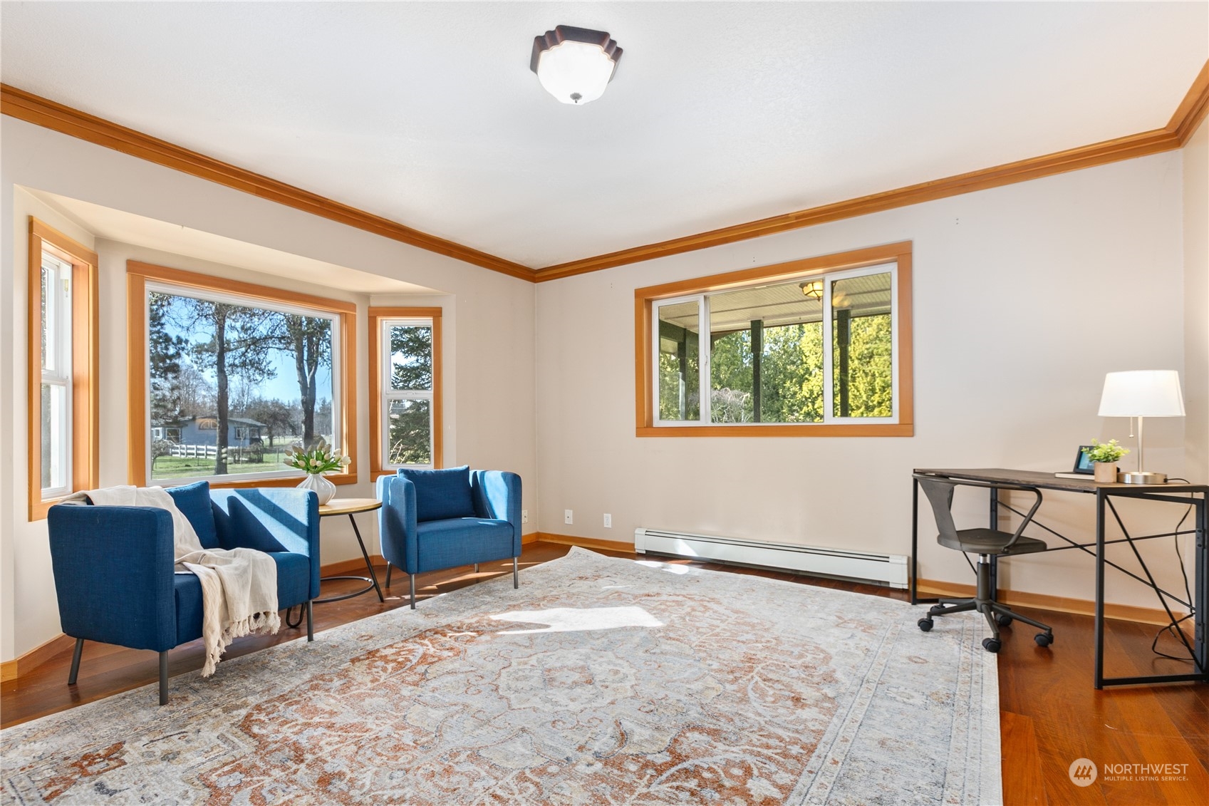 3193 Behme Road Custer, WA 98240 - Photo 11 of 33 a bedroom with furniture and a window