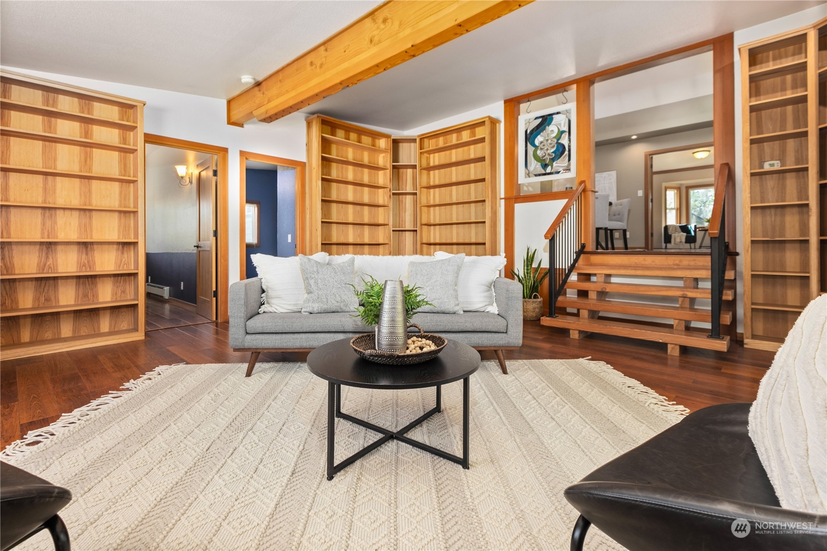 3193 Behme Road Custer, WA 98240 - Photo 18 of 33 a living room with furniture and a large window