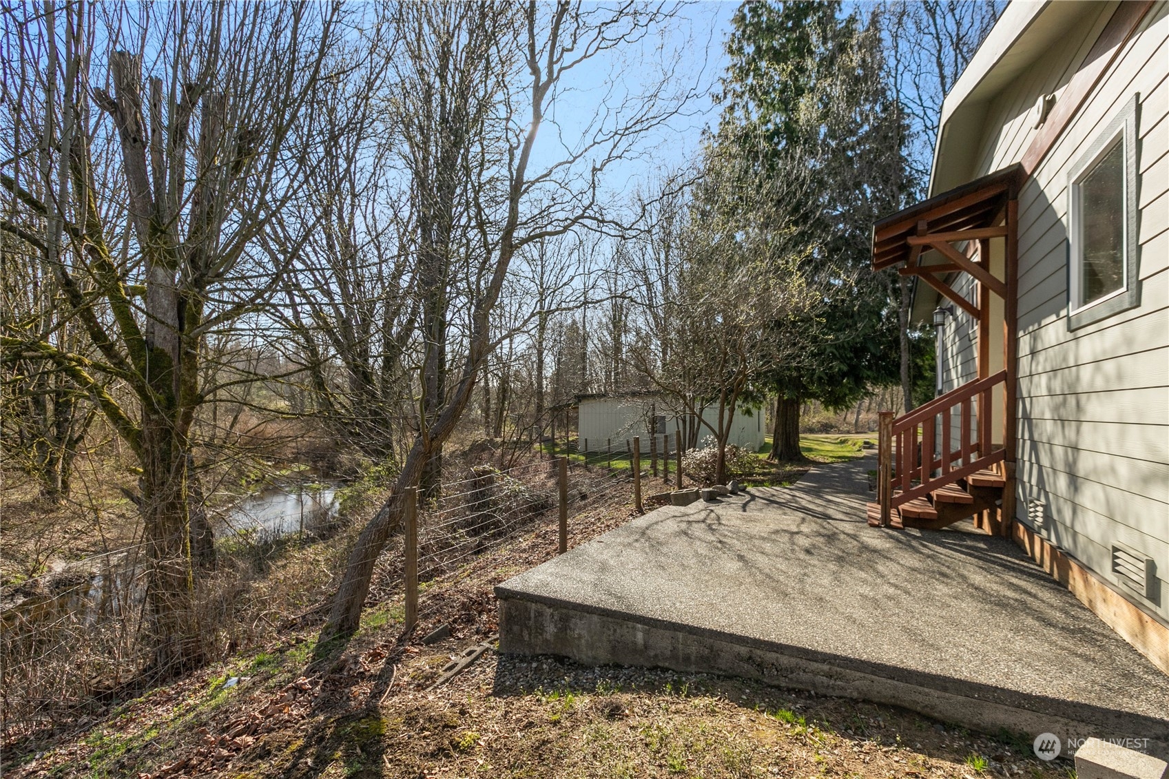 3193 Behme Road Custer, WA 98240 - Photo 30 of 33 a view of a yard with wooden fence