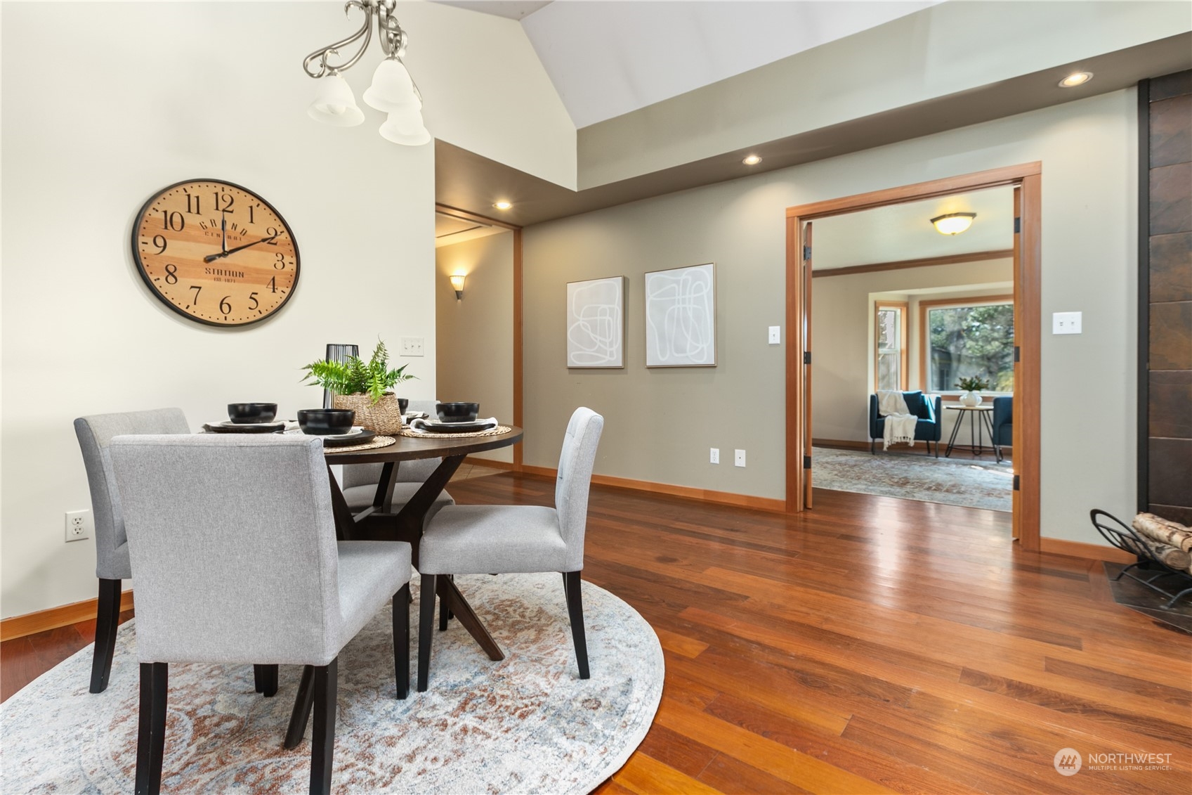 3193 Behme Road Custer, WA 98240 - Photo 8 of 33 a view of a dining room with furniture and wooden floor