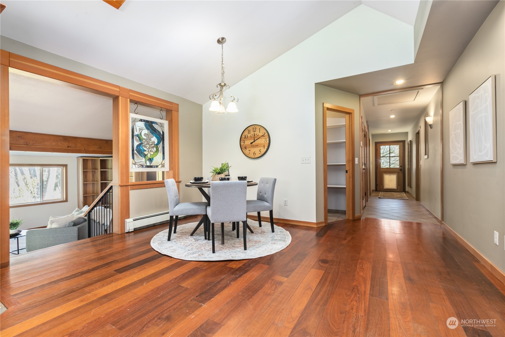 3193 Behme Road Custer, WA 98240 - Photo 9 of 33 a view of a dining room with furniture and wooden floor