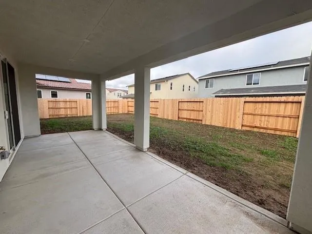 a view of porch with seating space