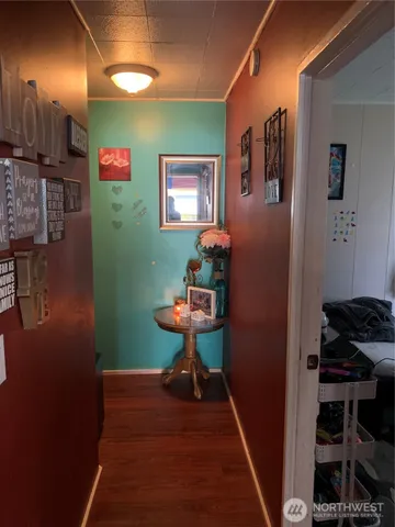 a room with furniture and a window