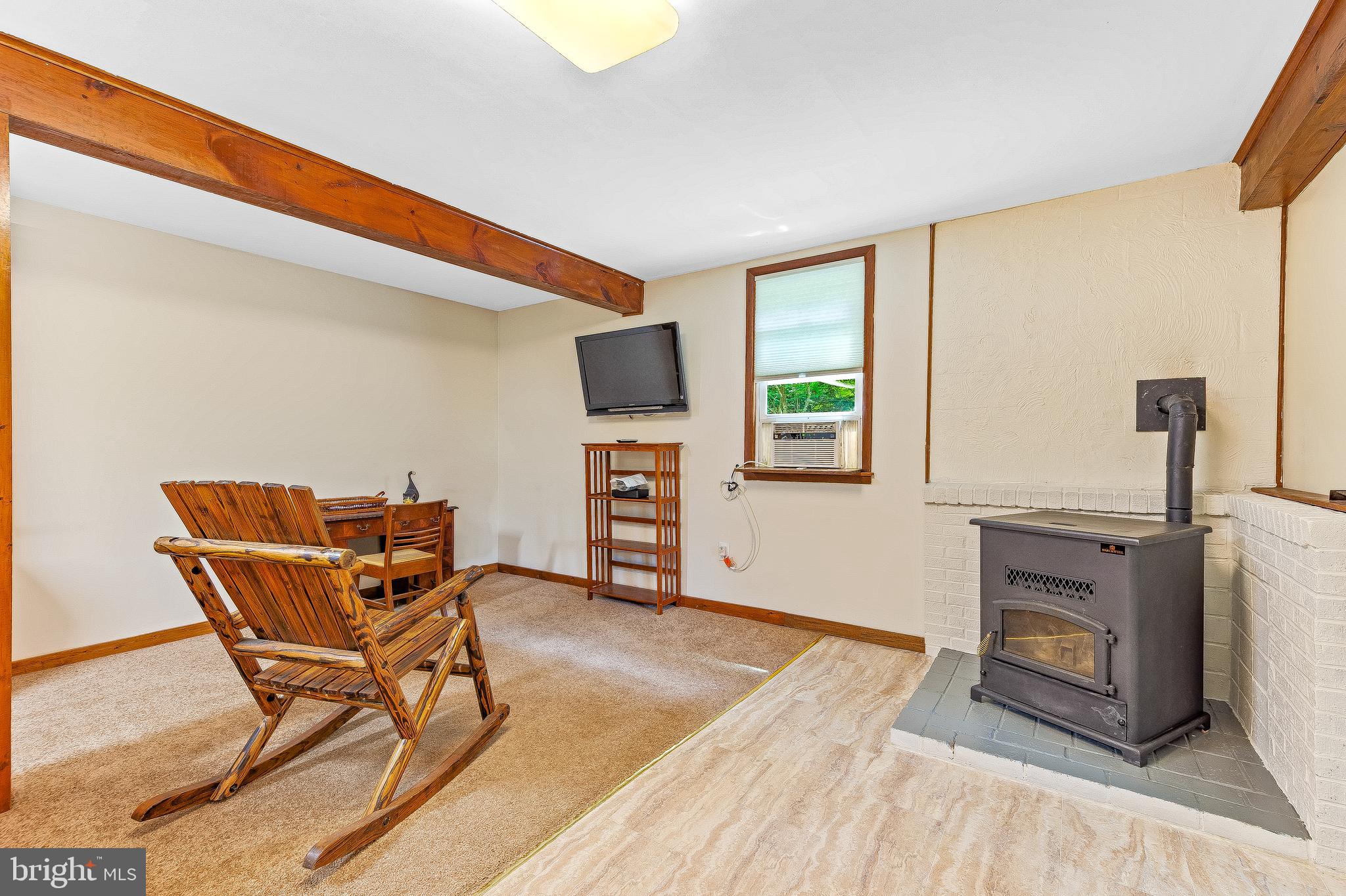 1070 Clay Hammond Road Prince Frederick, MD 20678 - Photo 46 of 81 Pellet Stove!