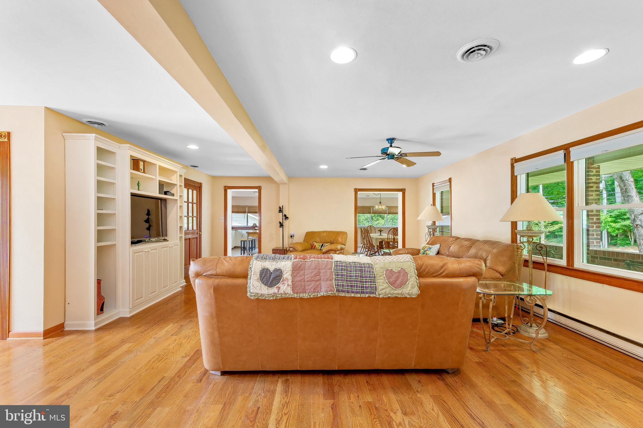 1070 Clay Hammond Road Prince Frederick, MD 20678 - Photo 8 of 81 Large Family Room w/ Built-Ins