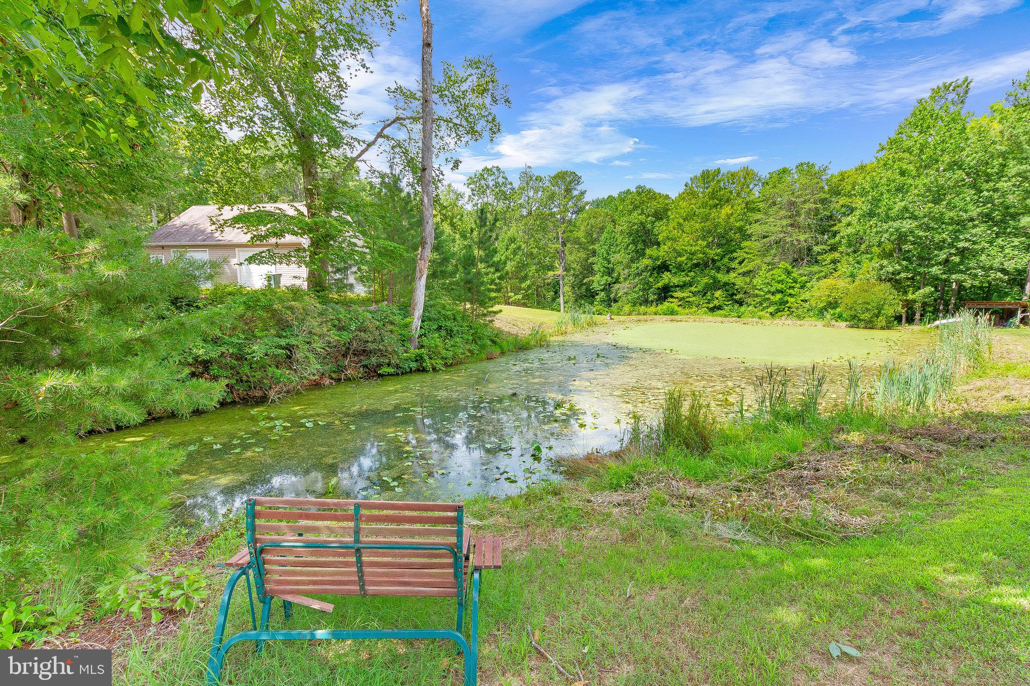 1070 Clay Hammond Road Prince Frederick, MD 20678 - Photo 77 of 81 Pond #2 w/ Second Garage in Distance