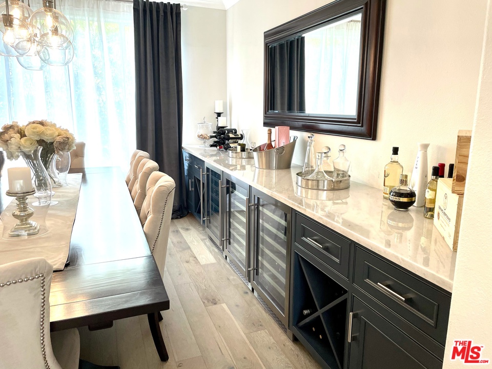 26810 Kendall Lane Stevenson Ranch, CA 91381 - Photo 18 of 44 a bathroom with a double vanity sink and a mirror