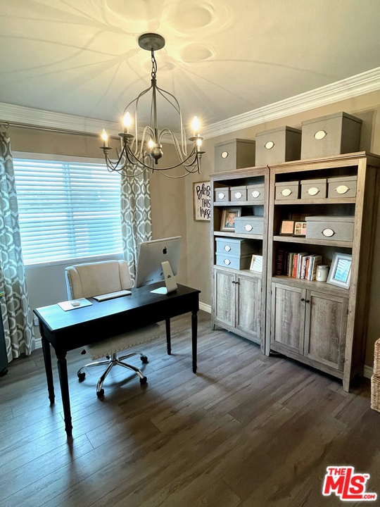 26810 Kendall Lane Stevenson Ranch, CA 91381 - Photo 32 of 44 a room with furniture and wooden floor