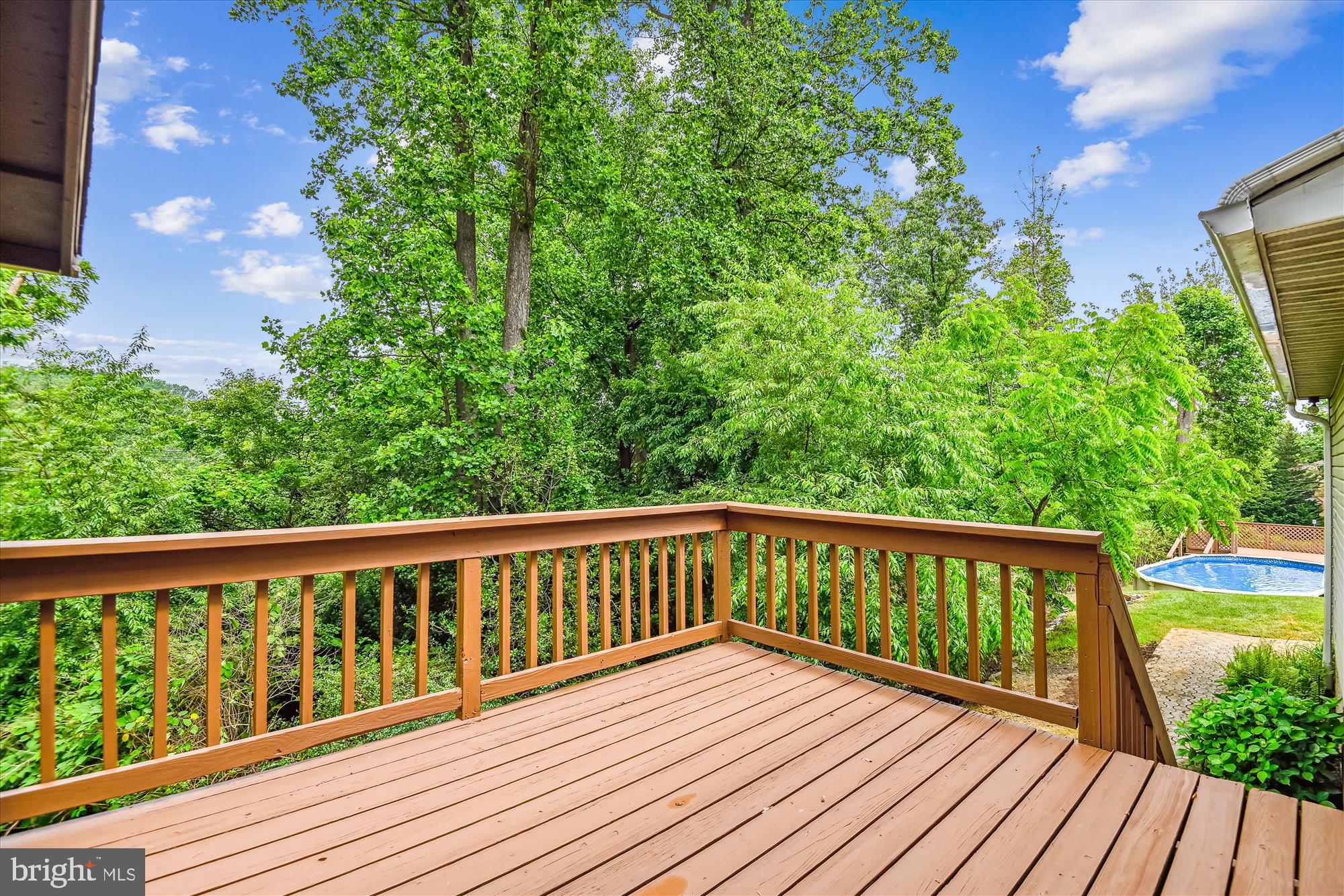 1302 Terry Way Fallston, MD 21047 - Photo 9 of 51 a view of wooden deck and a yard