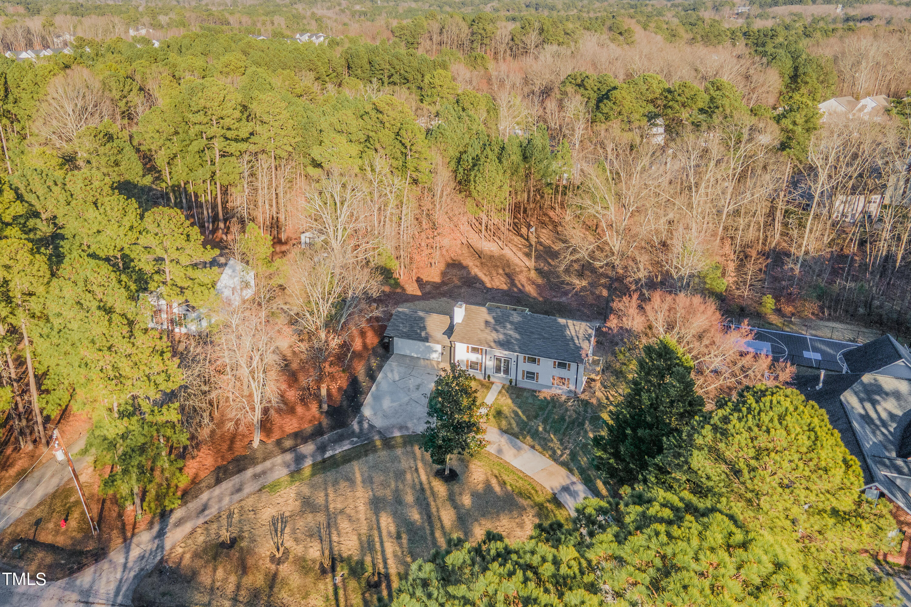 5017 Robinwood Road Durham, NC 27713 - Photo 38 of 45 a view of residential houses with yard