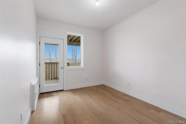 wooden floor in an empty room
