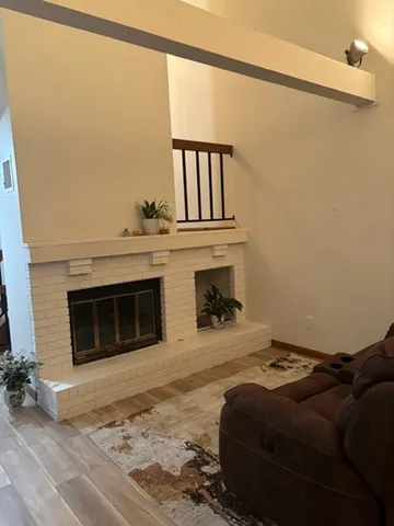 a view of a couches in a living room