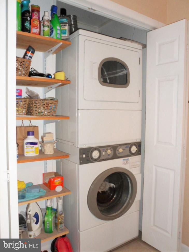 192 Trail Road Hershey, PA 17033 - Photo 22 of 31 Stacking washer/dryer in bath